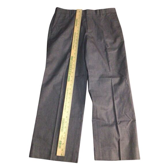 Banana Republic Modern Fit 100% Cotton Mens Gray Grey Dress Pants 33x30 - Picture 8 of 10